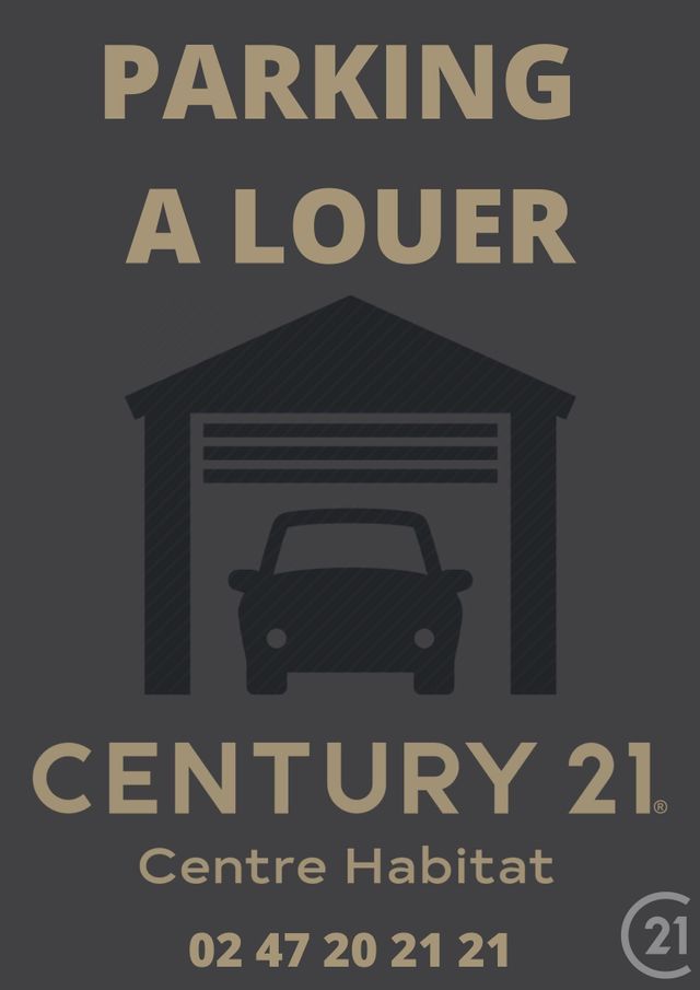 parking à louer - 10.0 m2 - TOURS - 37 - CENTRE - Century 21 Centre Habitat